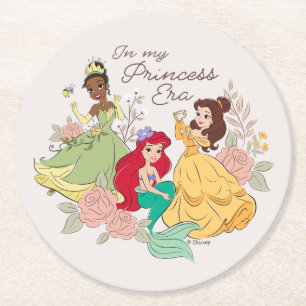 In My Princess Era Round Paper Coaster