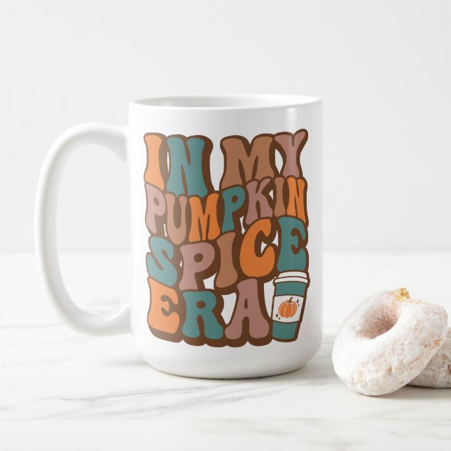 In My Pumpkin Spice Era |  Pumpkin Spice Coffee Mug (With Donut)