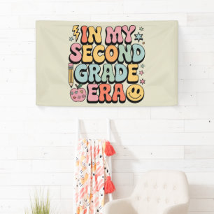 In My Second Grade Era 2nd Grade Teacher Back  Banner