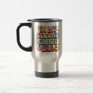 In My Second Grade Era 2nd Grade Teacher Back Travel Mug