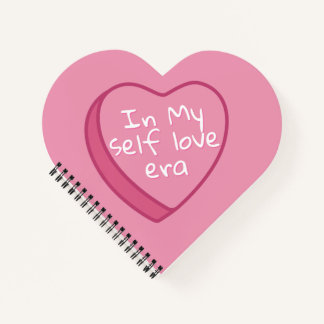"In My Self Love Era" Pink Notebook