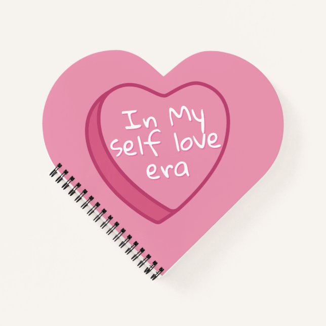 "In My Self Love Era" Pink Notebook (Front)