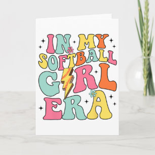 In My Softll Girl Era Retro Groovy Softll Girl Card