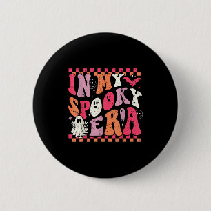 In My Soky Era Groovy Hipe Halloween Ghost  2 Inch Round Button