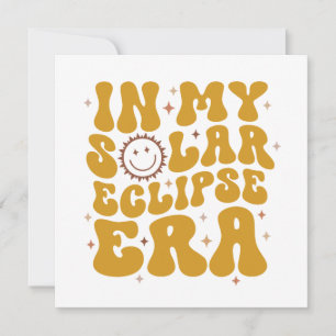 In My Solar Eclipse Era Design PNG SVG Cut File Holiday Card