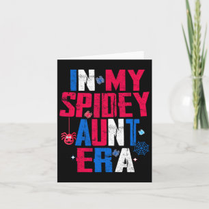 In My Spidey Aunt Mothers Day Auntie Matching Part Card