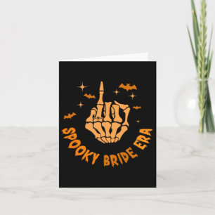 In My Spooky Bride Era Halloween Bachelorette Part Card