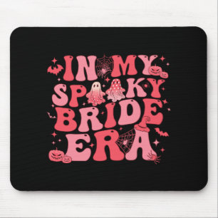 In My Spooky Bride Era Halloween Groovy Funny Ghos Mouse Pad