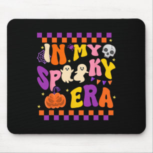 In My Spooky Era Cute Ghost Funny Halloween Mouse Pad