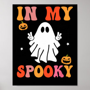 In My Spooky Era Women Men Kids Halloween Pumpkin Poster
