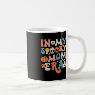 In My Spooky Mom Era Fun Halloween Women Groovy  Coffee Mug
