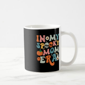 In My Spooky Mom Era Funny Halloween Women Groovy  Coffee Mug