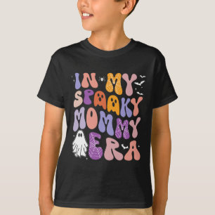 In My Spooky Mommy Era Groovy Spooky Halloween Cos T-Shirt