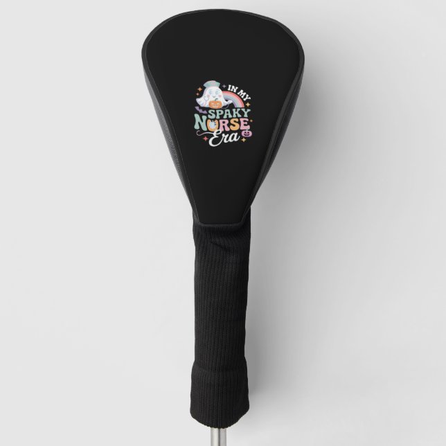 In My Spooky Nurse Era Halloween Trick Or Treat Es Golf Head Cover (Front)