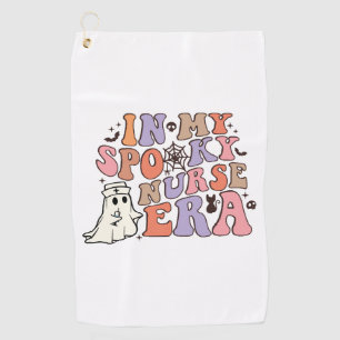 In My Spooky Nurse Era NICU Halloween T Shirt Golf Towel