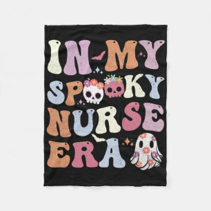 In My Spooky Nurse Era Nicu Halloween Women Fun Fleece Blanket