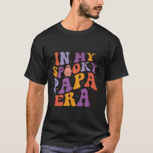 In My Spooky Papa Era Retro Groovy Halloween Dad G T-Shirt