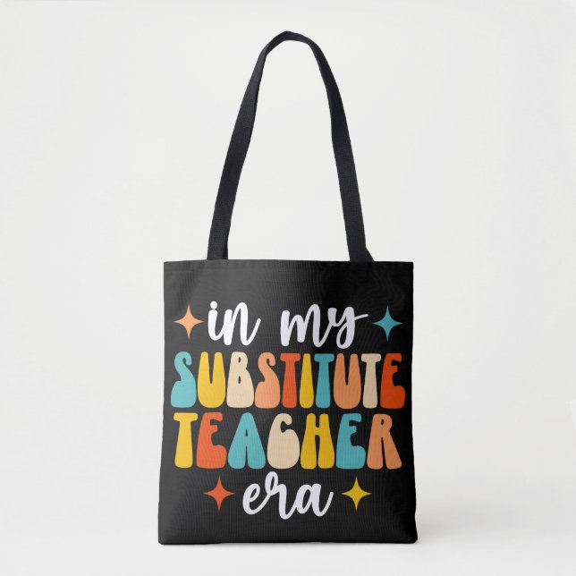 In My Substitute Teacher Era Tote Bag (Front)