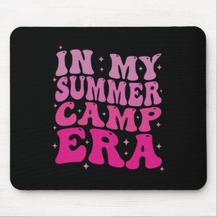 In My Summer Camp Era Groovy Funny Camping Camper  Mouse Pad