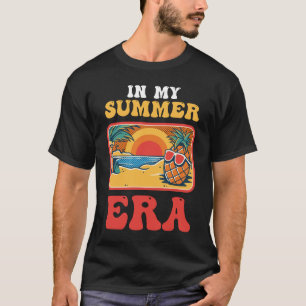 In My Summer Era Groovy Last Day of School Teacher T-Shirt