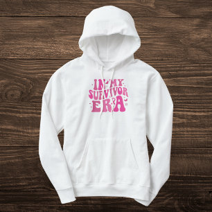 In My Survivor Era Pink Breast Cancer Awareness Hoodie