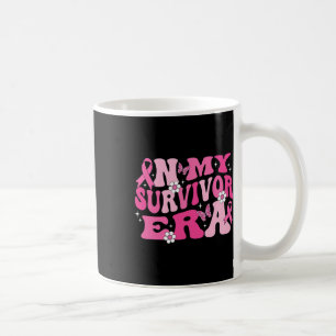 In My Survivor Era Pink Ribbon Breast Cancer  Coffee Mug