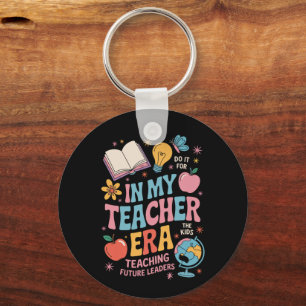 In My Teacher Era Back to School Kindergarten Keychain