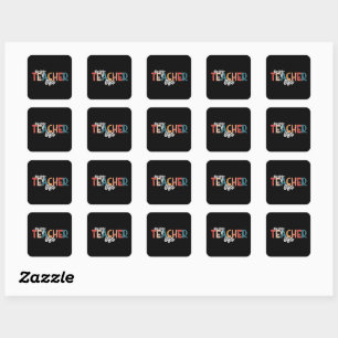 In my teacher era gift for teacher square sticker