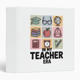 In My Teacher Era Kindergarten Teacher Life Binder