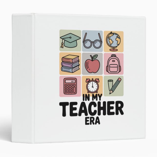 In My Teacher Era Kindergarten Teacher Life Binder