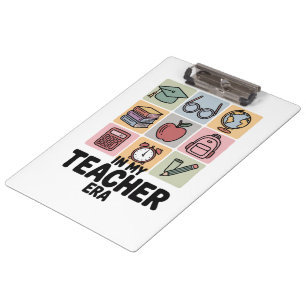 In My Teacher Era Kindergarten Teacher Life Clipboard