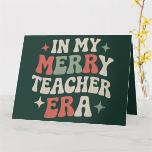 In My Teacher Era Preschool Teacher Life Gift Card