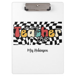 In my teacher era retro teacher clipboard