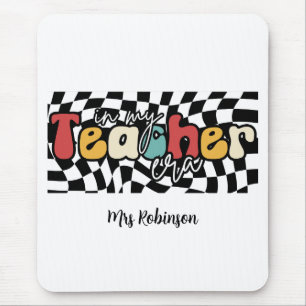 In my teacher era retro teacher  mouse pad