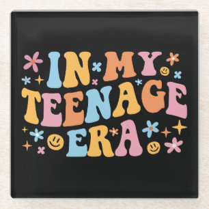 In My Teenage Era I Glass Coaster
