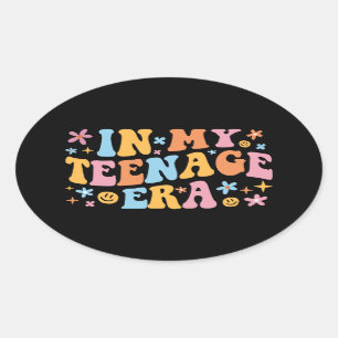 In My Teenage Era I Oval Sticker