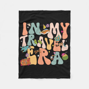 In My Travel Era Airplane Adventure Tee In My Trav Fleece Blanket