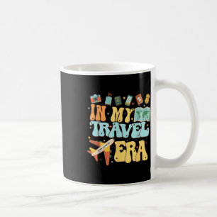 In My Travel Era Funny Traveller Airplane Summer V Coffee Mug