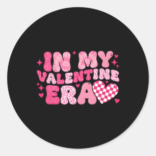 In My Valentine Era Classic Round Sticker