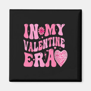 In My Valentine Era Cute Valentine's Day Girls Kid Magnet