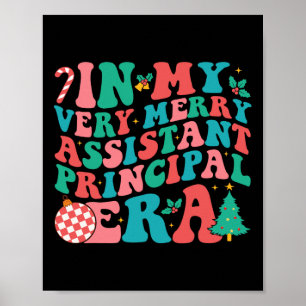 In My Very Merry Istant Principal Era Groovy Chris Poster