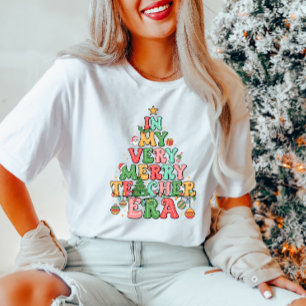 In My Very Merry Teacher Era Christmas T-Shirt