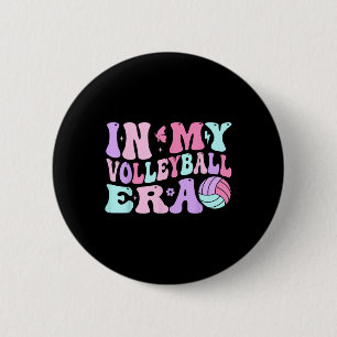 In My Volleyball Era Volleyball Lover Coach Player 2 Inch Round Button