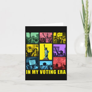 In My Voting Era Harris Wheimer 2024 Presidential  Card