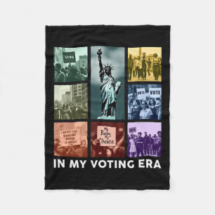 In My Voting Era Harris Wheimer Presidential Elect Fleece Blanket