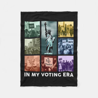 In My Voting Era Harris Wheimer Presidential Elect Fleece Blanket