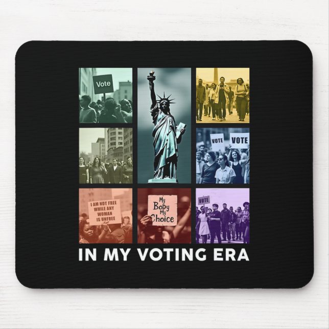 In My Voting Era Harris Wheimer Presidential Elect Mouse Pad (Front)
