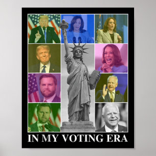 In My Voting Era Harris Wheimer Presidential Elect Poster