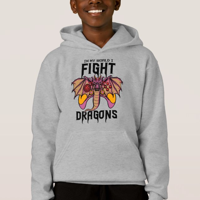 In My World I Fight Dragons (Front)