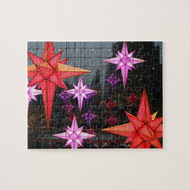In New York City. Christmas decoration inside Jigsaw Puzzle (Horizontal)